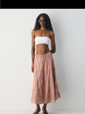 Wilfred Bouquet Linen Skirt